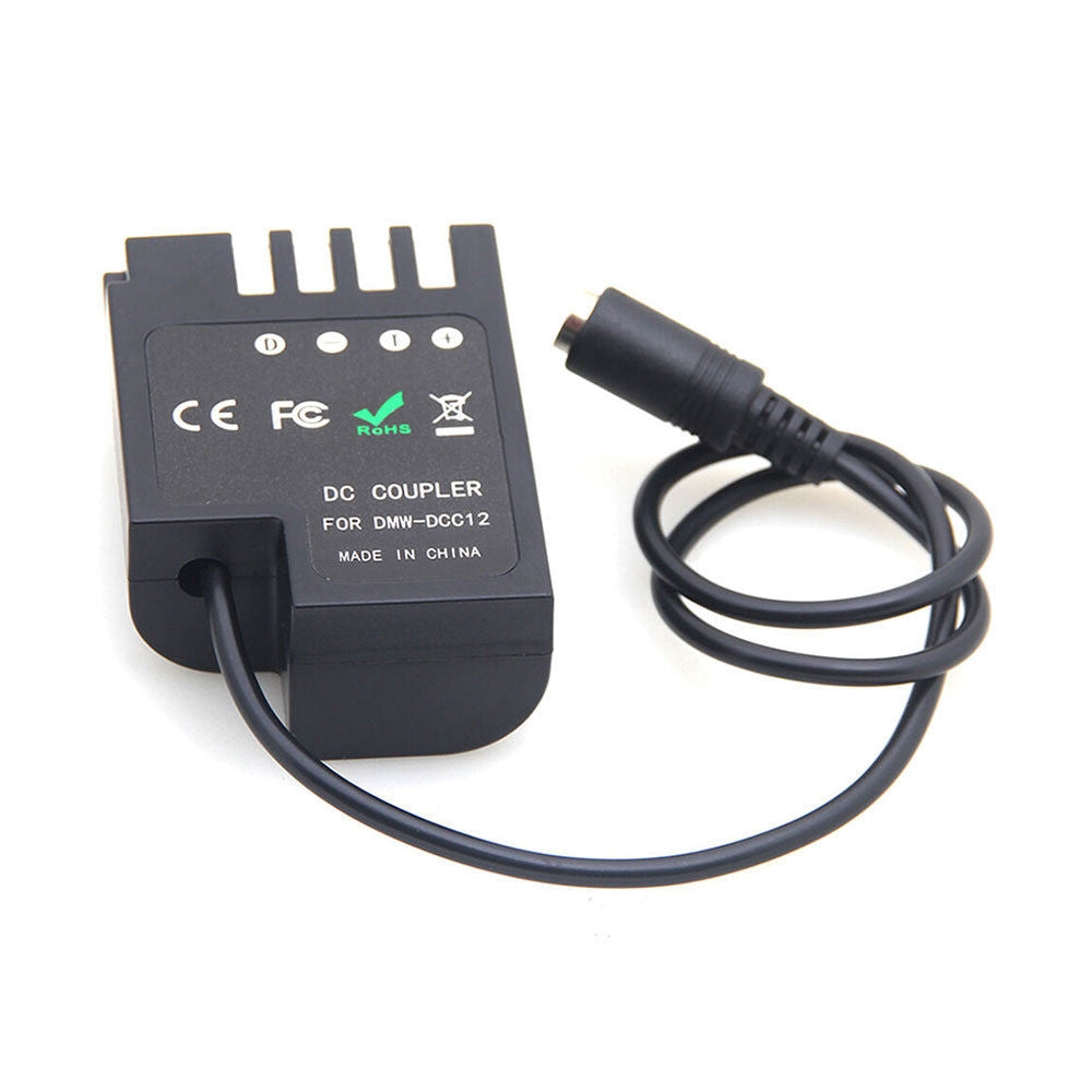 Caruba DMW-DCC12 Full Decoding Dummy Battery Straight Cable