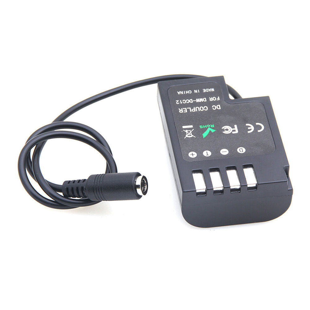 Caruba DMW-DCC12 Full Decoding Dummy Battery Straight Cable