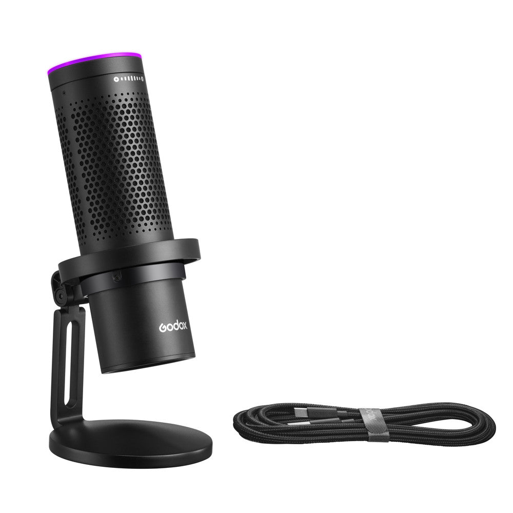 Godox RGB USB Condenser Microphone (w/ App Control) EM68G