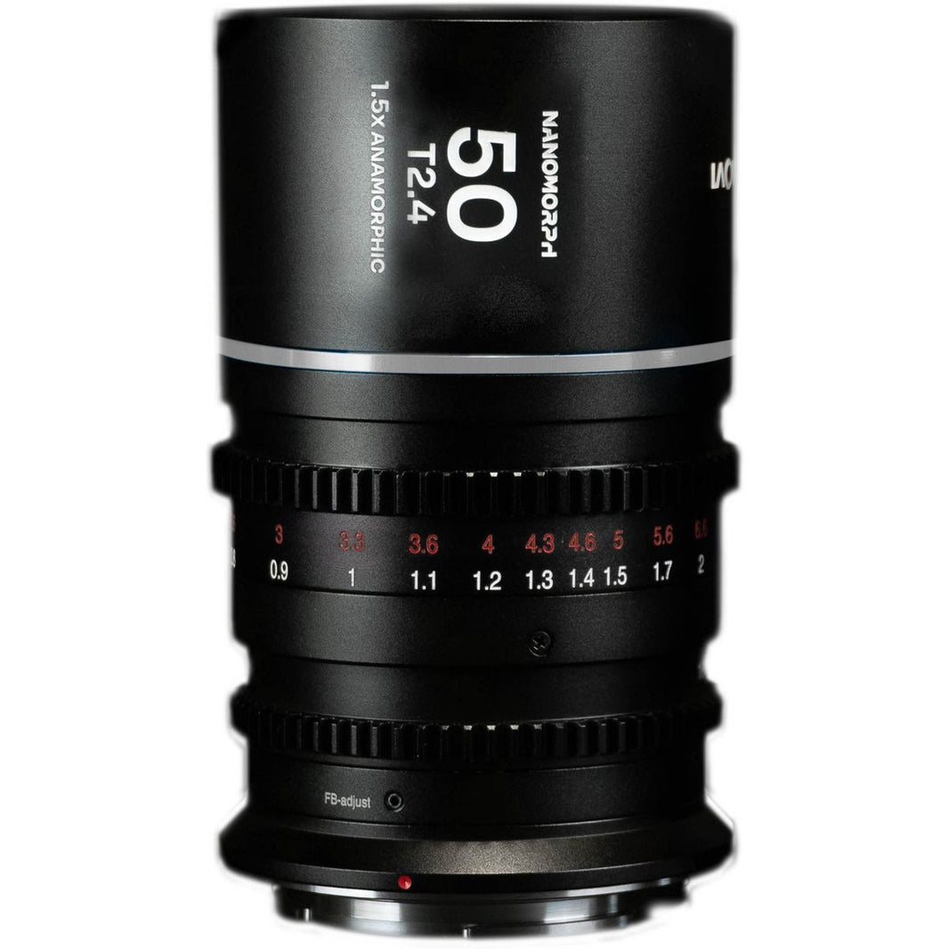 Laowa Nanomorph 50mm T2.4 1.5X S35 (Silver) (Cine) Canon RF