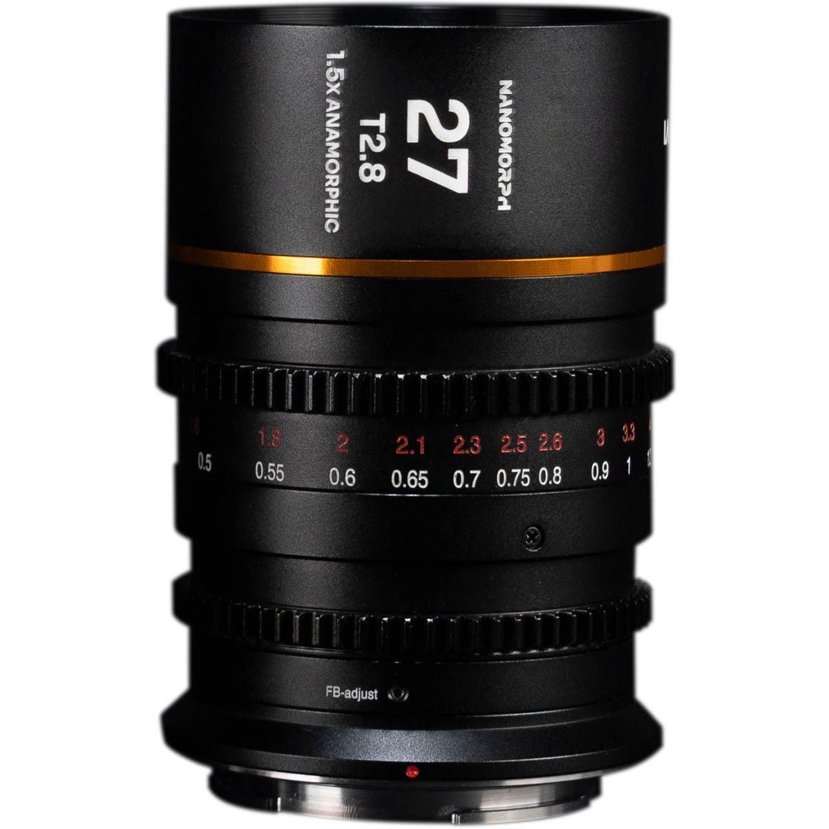 Laowa Nanomorph 27mm T2.8 1.5X S35 (Amber) (Cine) Sony E