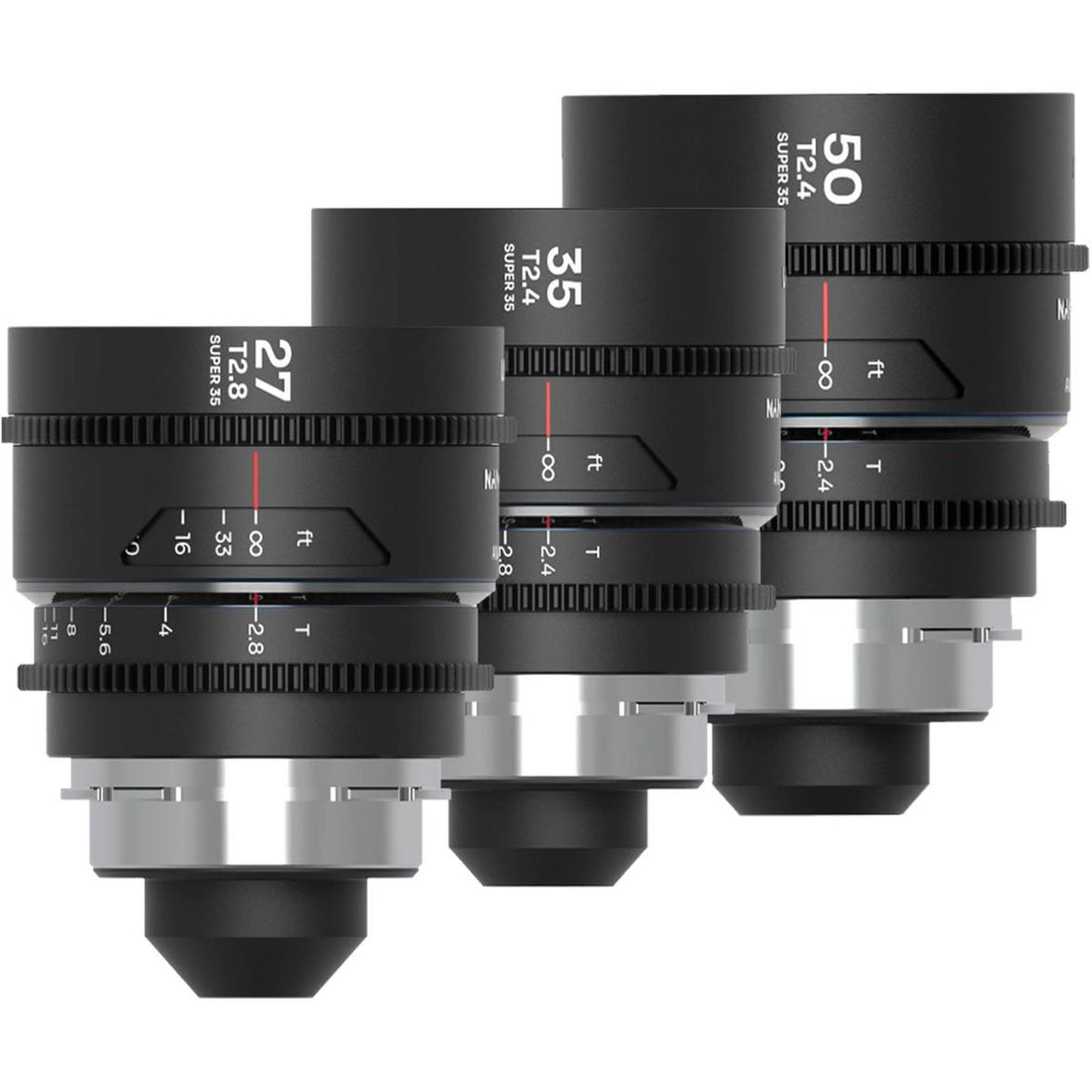 Laowa Nanomorph S35 Bundle (27.35.50mm) (Silver) (Cine) Arri