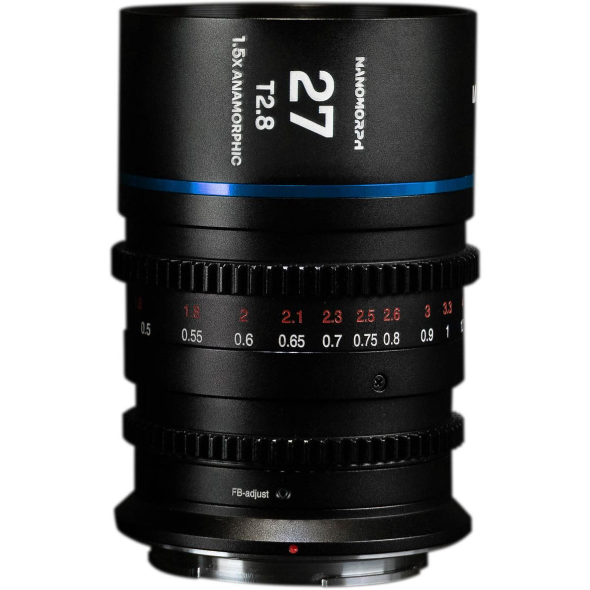 Laowa Nanomorph 27mm T2.8 1.5X S35 (Blue) (Cine) DL