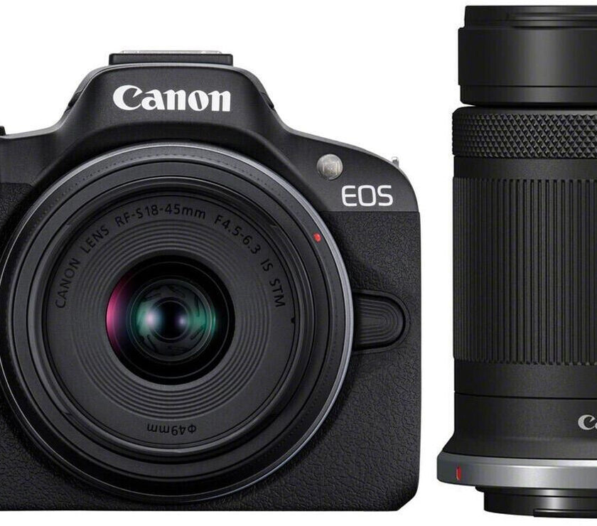 Canon EOS R50 Black + RF-S 18-45 IS STM + RF-S 55-210mm F5-7.1 IS STM