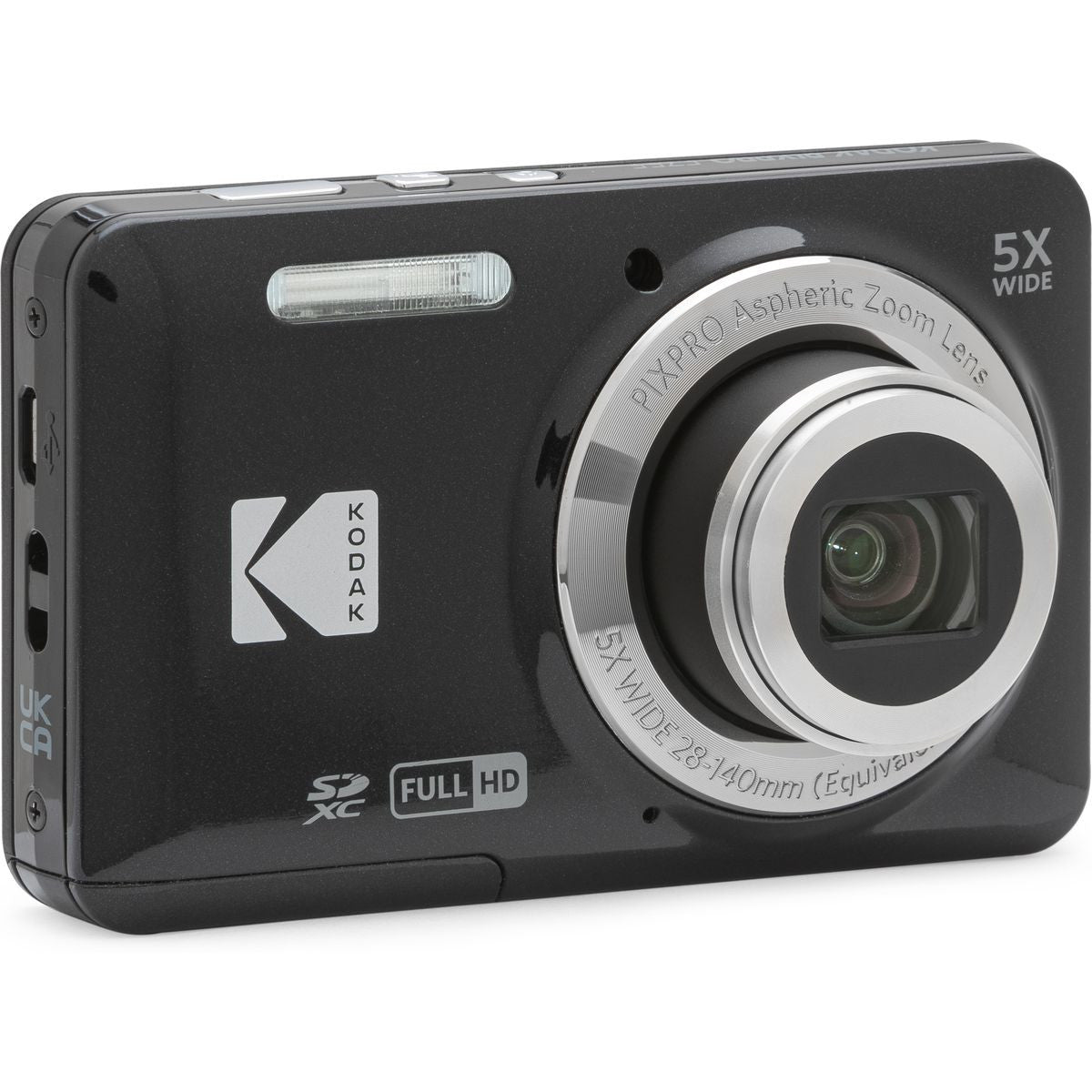 Kodak FZ55 5X Zoom CMOS FHD Li-ion Black