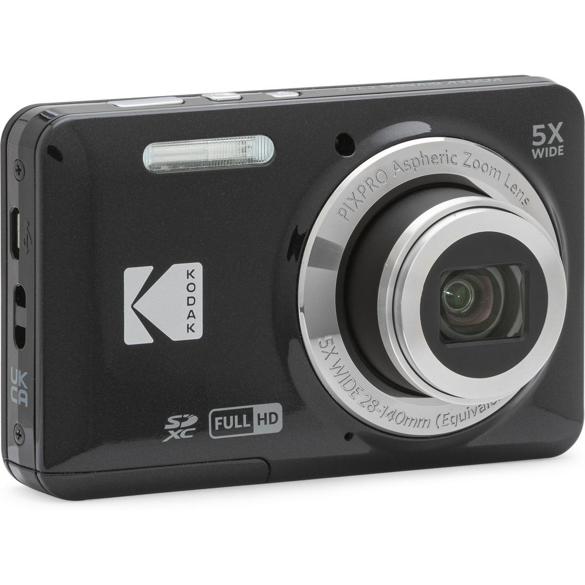 Kodak FZ55 5X Zoom CMOS FHD Li-ion Black