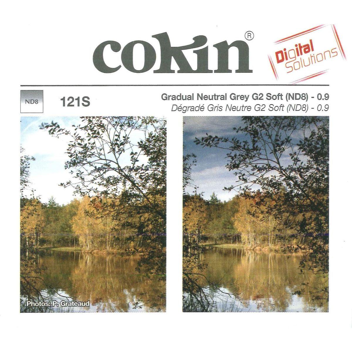 Cokin Filter A121S Grad Neutral Grey G2-SOFT (ND8) (0.9)