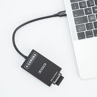Caruba 2 In 1 Cardreader XQD + SD USB-C