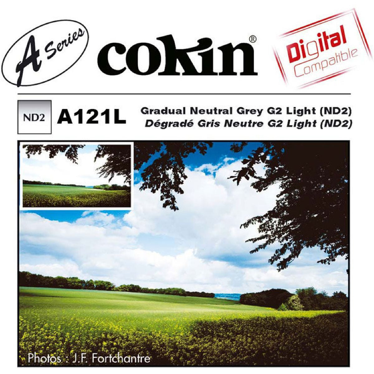 Cokin Filter A121l Grad Neutral Grey G2-LIGHT (ND2) (0.3)