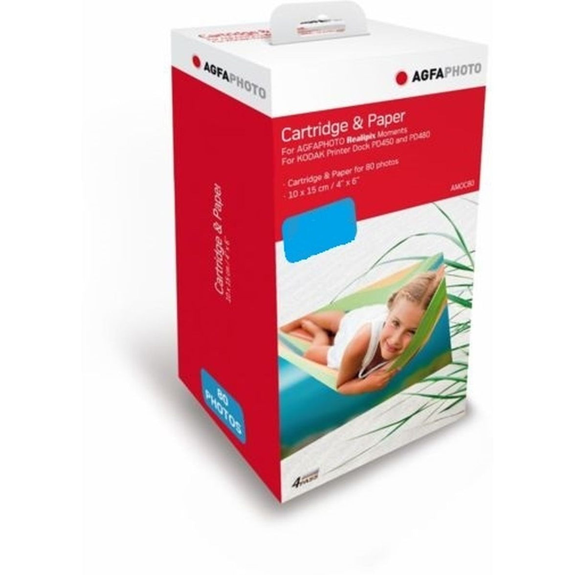 Agfa Cartridge For Agfa Moment 4x6 40 Sheets