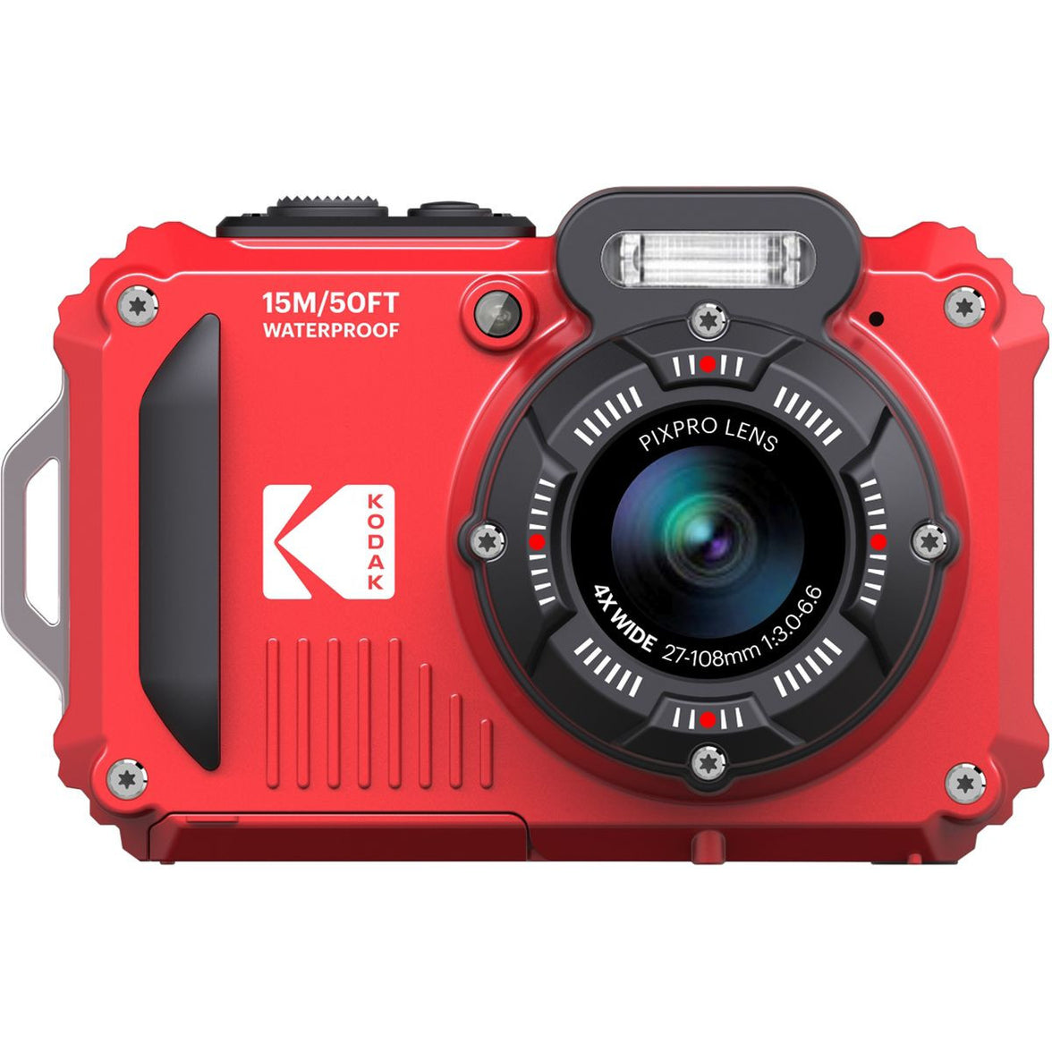Kodak Waterproof WPZ2 5X Zoom WiFi Red