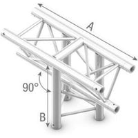 StudioKing Truss T-BAR Vertical 3 Way Apex Down