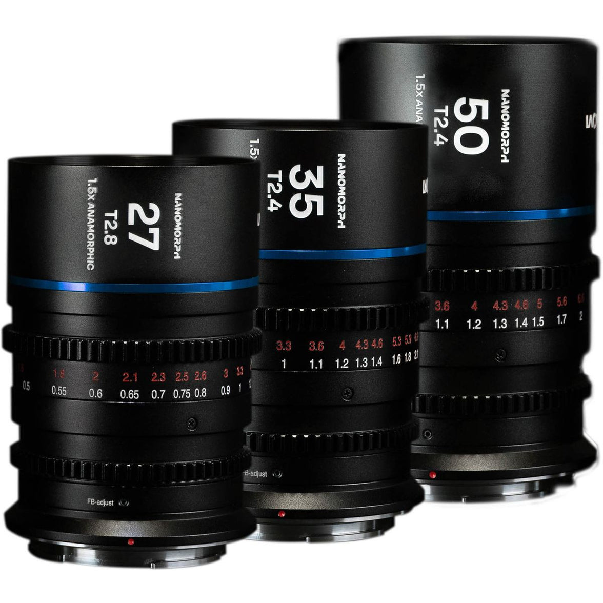 Laowa NANOMORPHÂ S35 Bundle (27.35.50mm) (Blue) (Cine) Fujifi