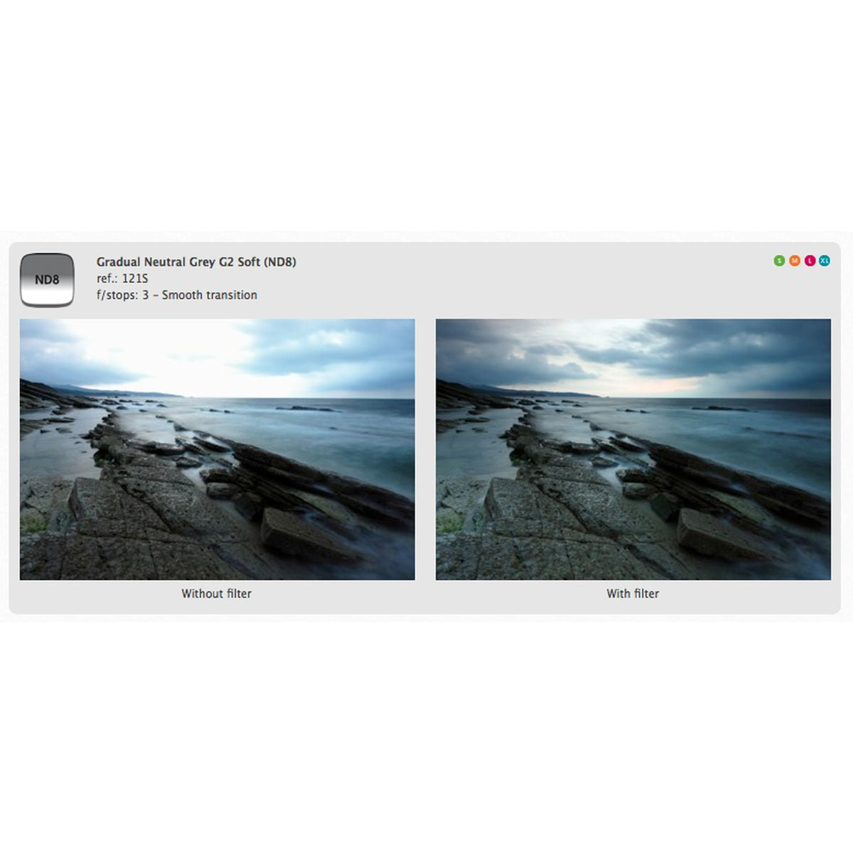 Cokin Filter Z121S Neutral Grey G2-SOFT (ND8) (0.9)