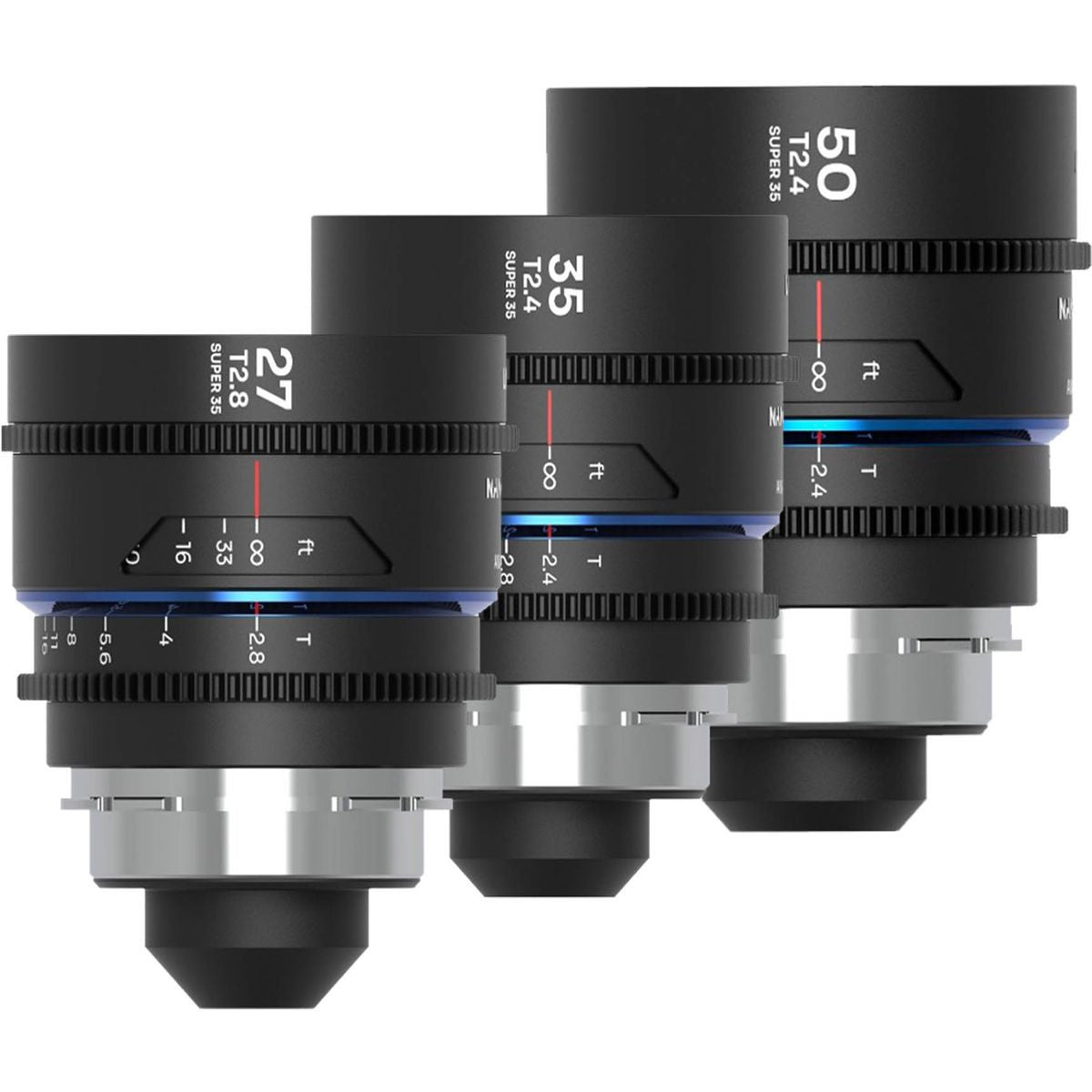Laowa NANOMORPHÂ S35 Bundle (27.35.50mm) (Blue) (Cine) ARRI P