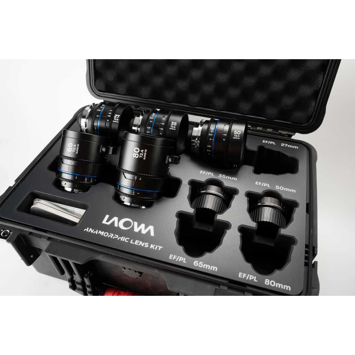 Laowa Nanomorph S35 Bundle (27.35.50.65.80mm) (Blue) PL-EF (