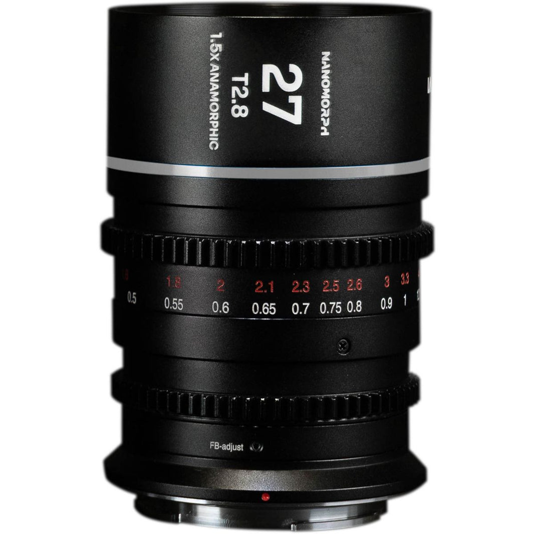 Laowa Nanomorph 27mm T2.8 1.5X S35 (Silver) (Cine) Canon RF