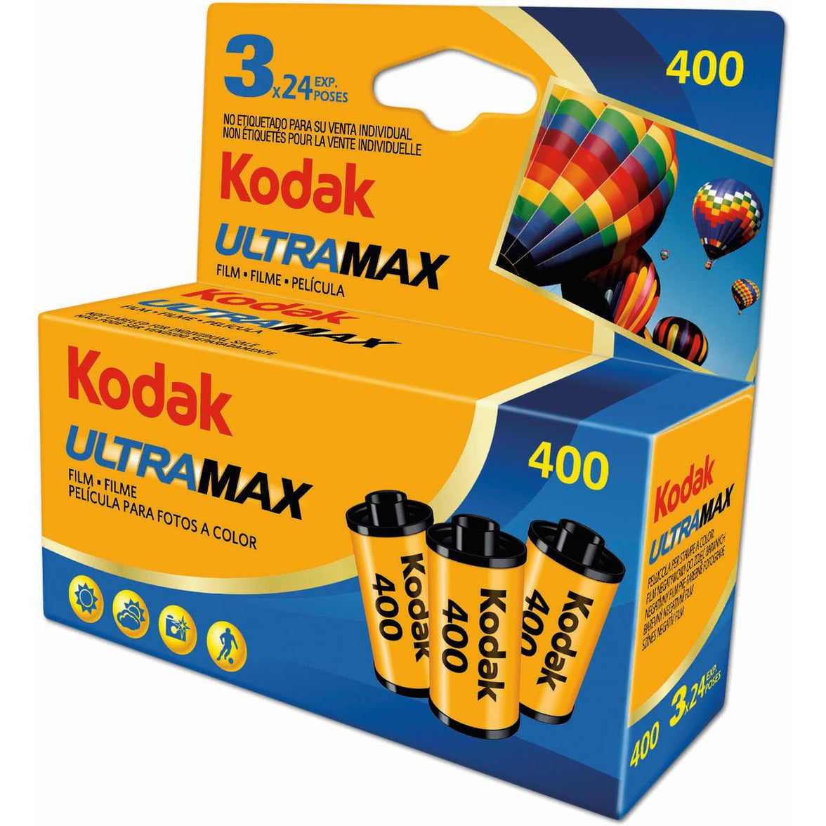 Kodak Ultra Max 400 135 3x24 Opnamen