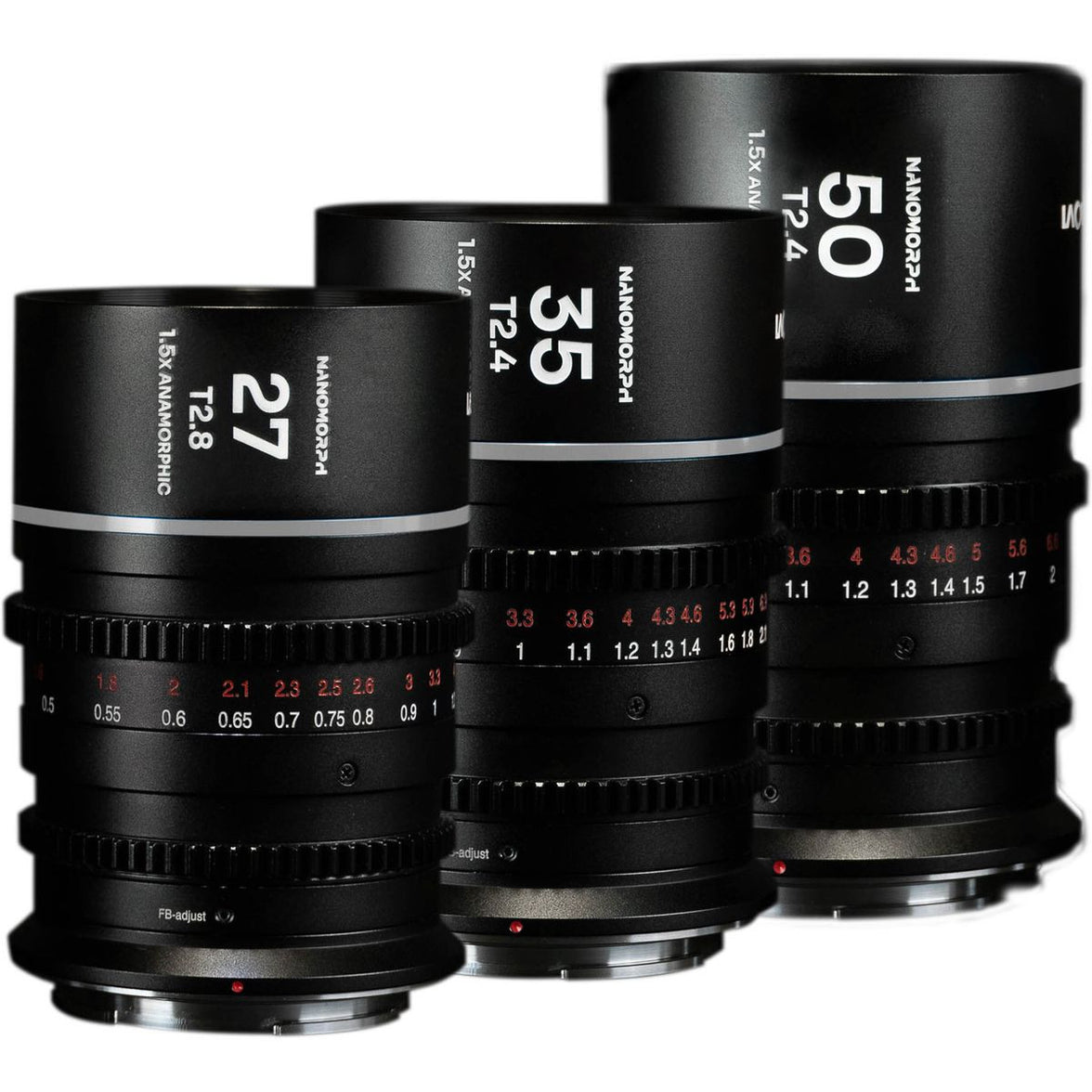 Laowa NANOMORPHÂ S35 Bundle (27.35.50mm) (Silver) (Cine) Niko