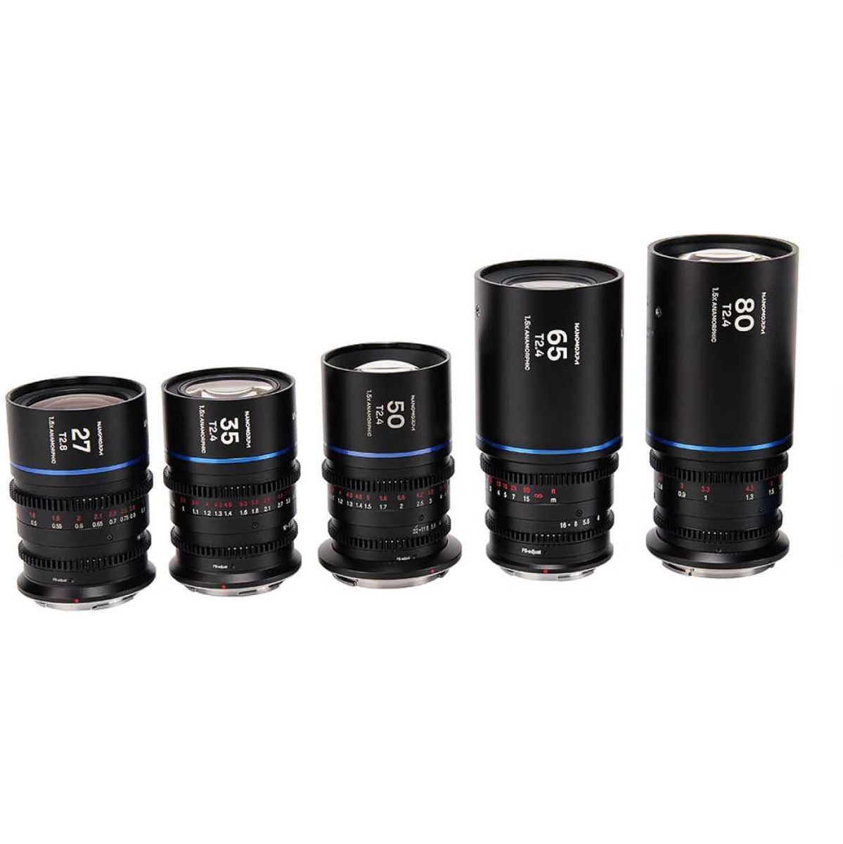Laowa Nanomorph S35 Bundle (27.35.50.65.80mm) (Blue) MFT (La