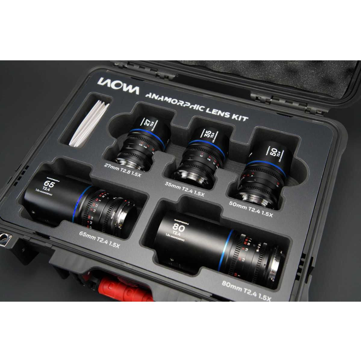 Laowa Nanomorph S35 Bundle (27.35.50.65.80mm) (Blue) MFT (La