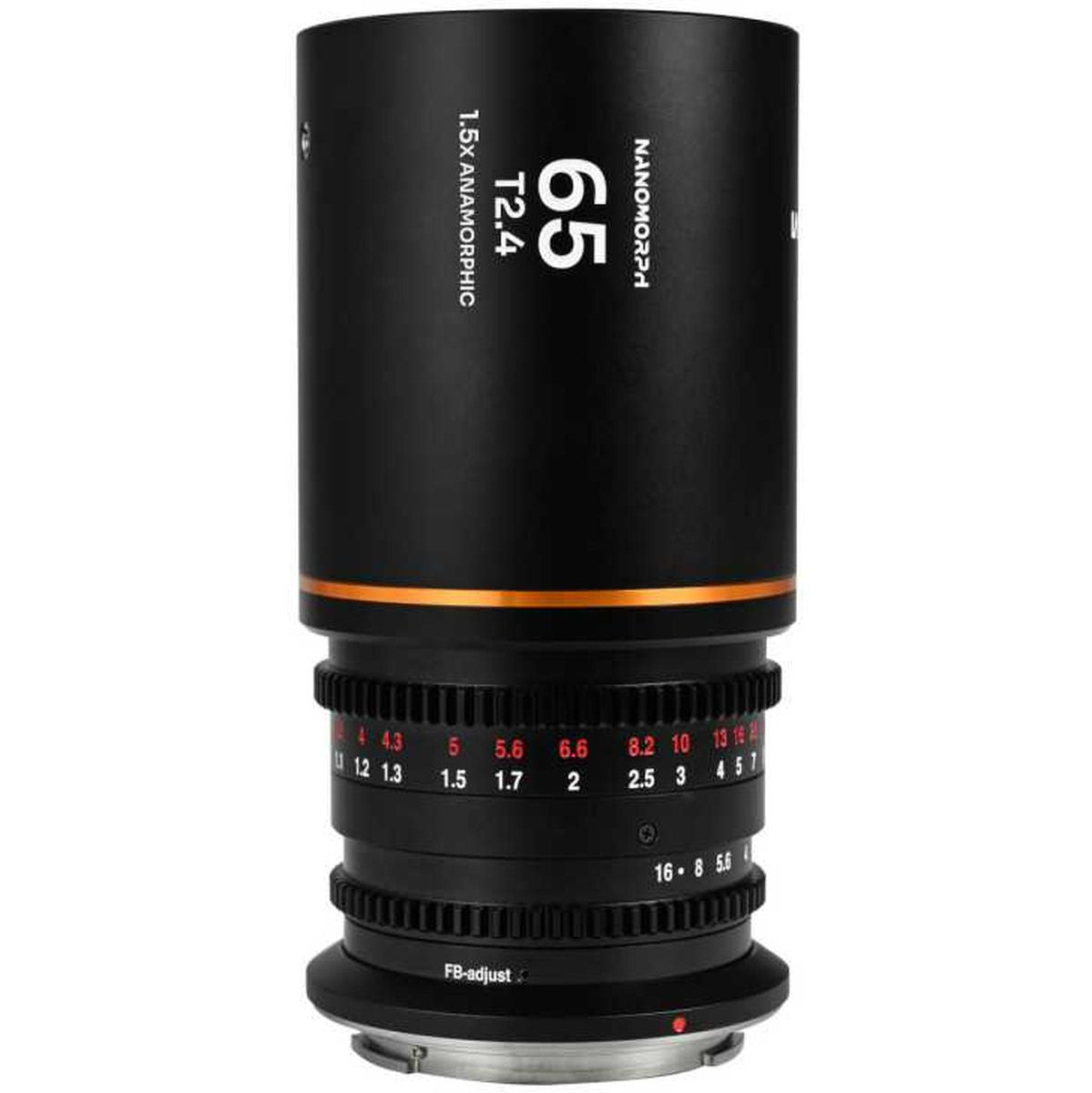 Laowa Nanomorph 65mm T2.4 1.5X S35 (Amber) Fuji X (Lao-65-FX