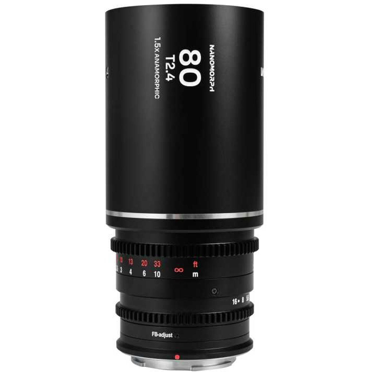 Laowa Nanomorph 80mm T2.4 1.5X S35 (Silver) L Mount (Lao-80-