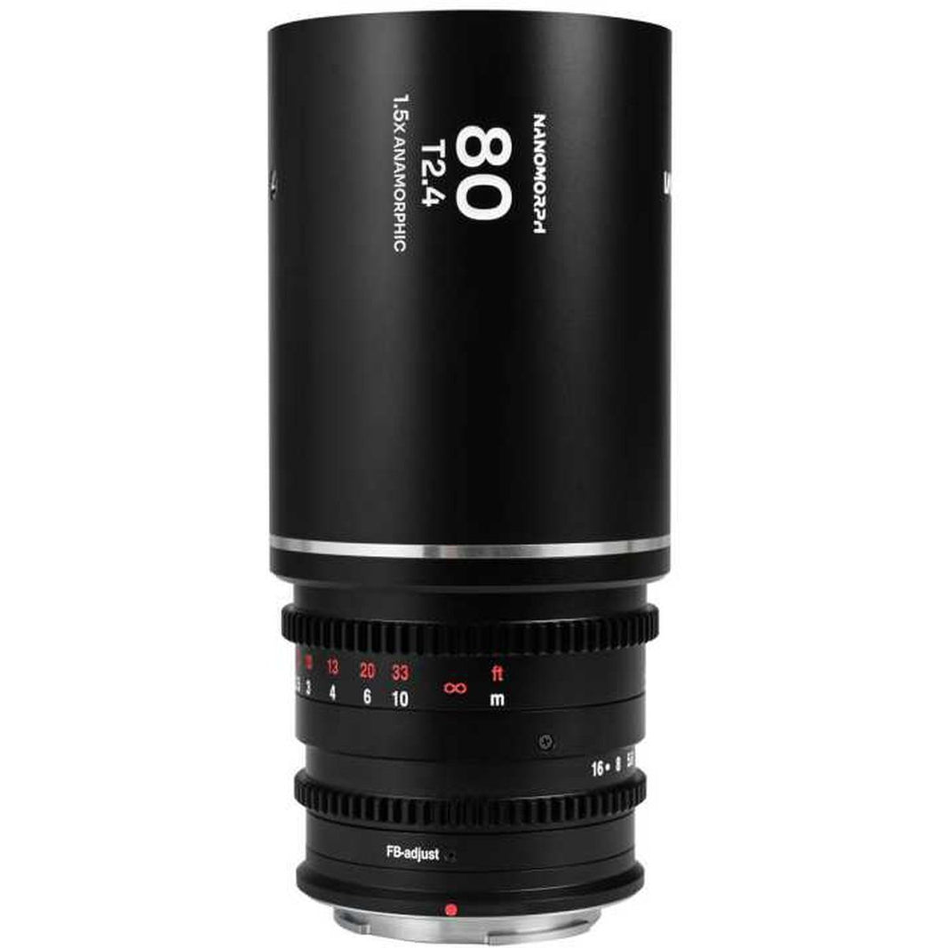 Laowa Nanomorph 80mm T2.4 1.5X S35 (Silver) Fuji X (Lao-80-F