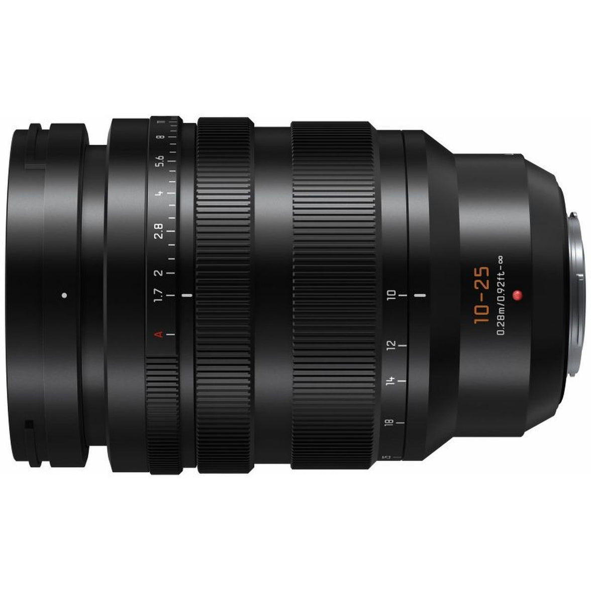 Panasonic LUMIX G 10-25mm f/1.7 Leica MFT Black