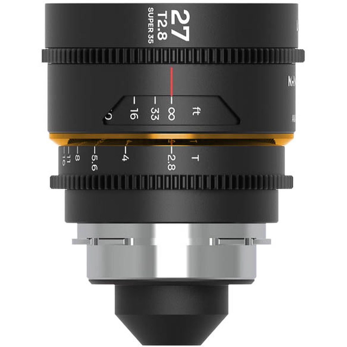 Laowa Nanomorph 27mm T2.8 1.5X S35 (Amber) (Cine) ARRI Pl+ef