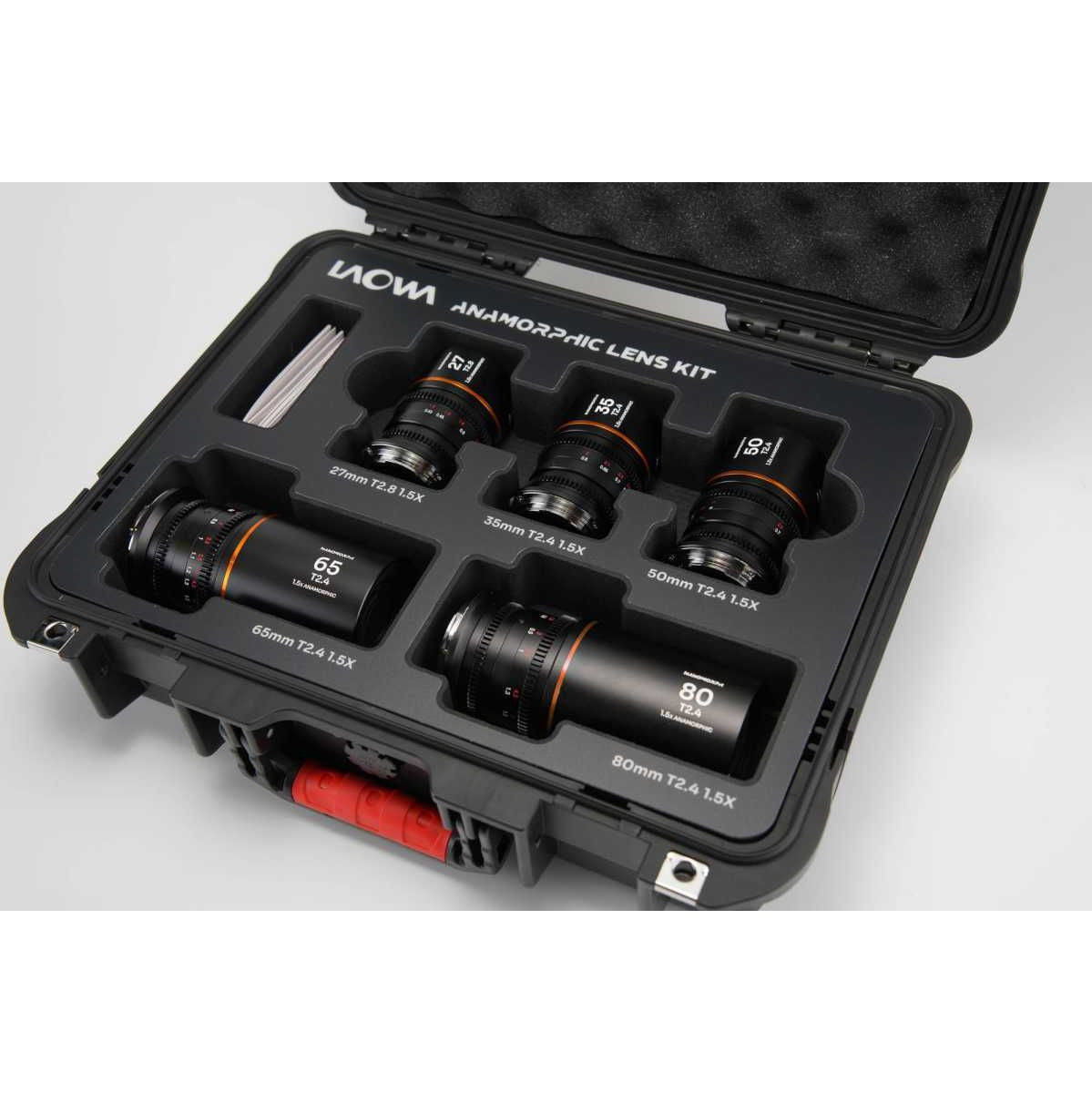 Laowa Nanomorph S35 Bundle (27.35.50.65.80mm) (Amber) dl (La