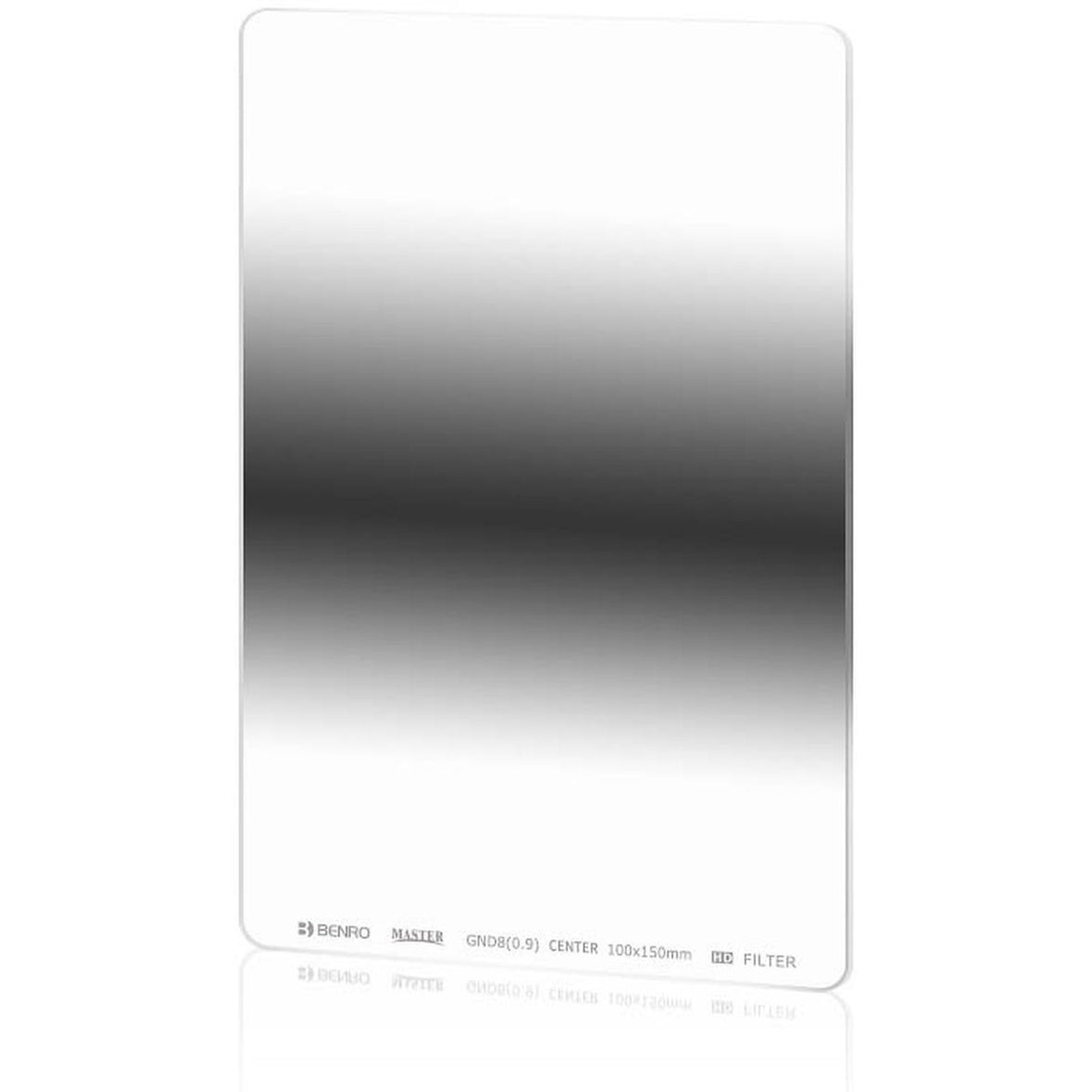Benro Master Glass Filter 100x150mm Center-Edged GND8 (0.9)