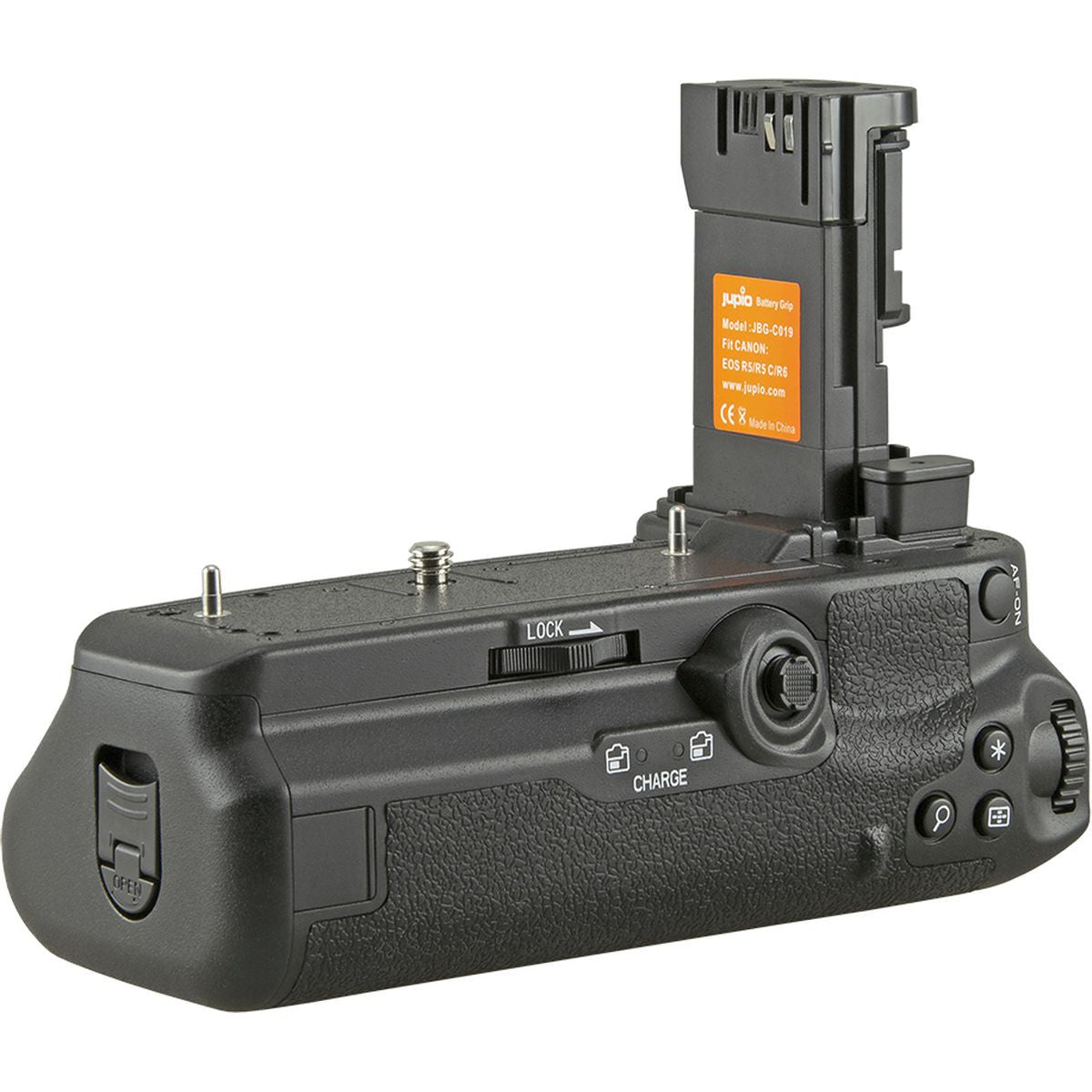 Jupio Battery Grip For Canon EOS R5 (C) / R6 (BG-R10) + 2.4 