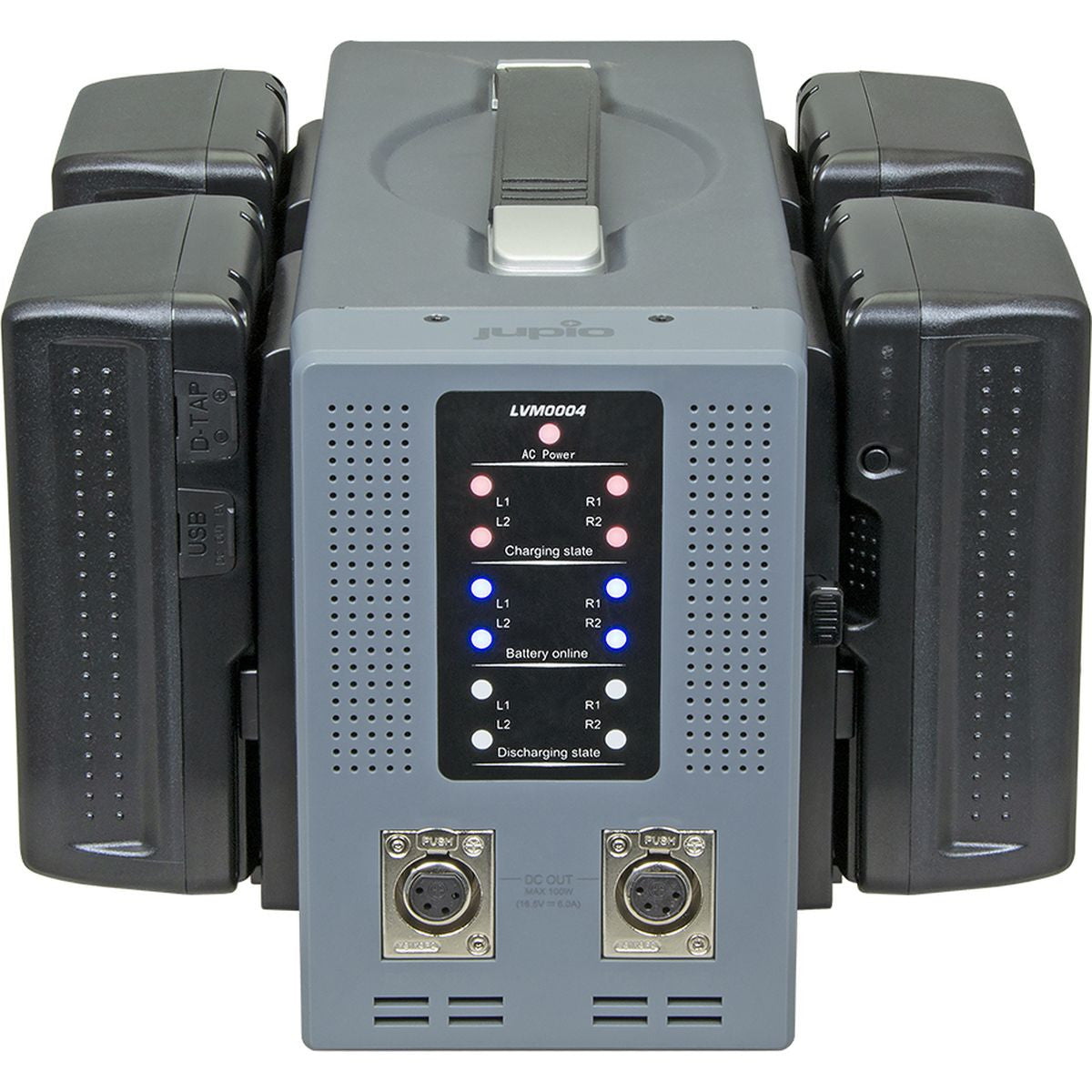 Jupio ProLine Portable V-Mount Quattro Charger