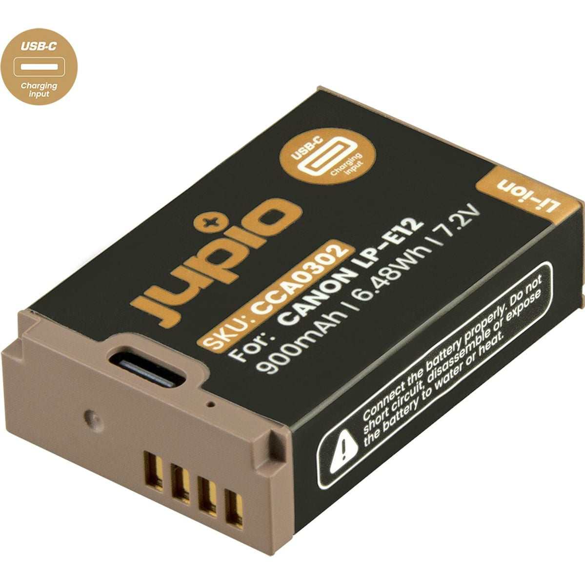 Jupio LP-E12 Ultra C (USB-C Input) 900mAh