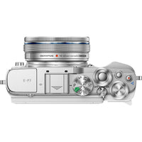 Olympus E-P7 White + EZ-M14-42EZ Silver