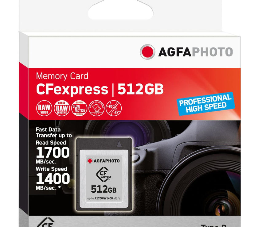 Agfa Photo CFexpress 512 GB Professional High Speed