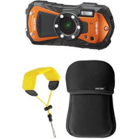Ricoh WG-80 Orange KIT + Floating Strap + Neoprene Case