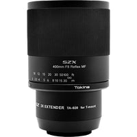 Tokina SZX Super Tele 400mm f/8.0 Reflex MF Nikon F + 2X Ext