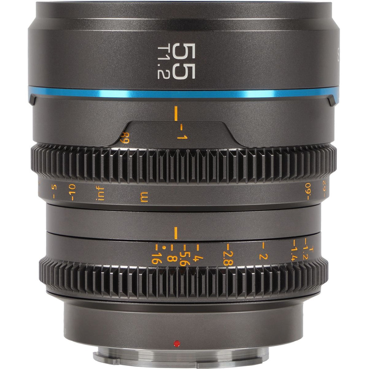 Sirui Nightwalker 55mm T1.2 S35 MF Cine Lens X-Mount Gun Gre