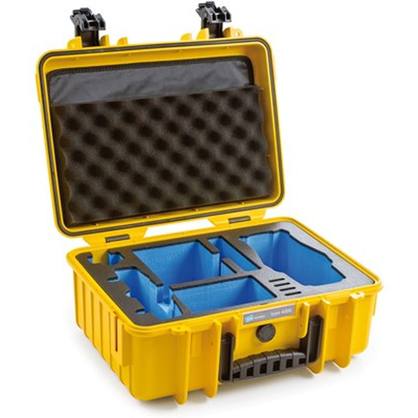 B&W Type 4000 For DJI Mavic 2 (Pro/Zoom) Fly More Kit Yellow