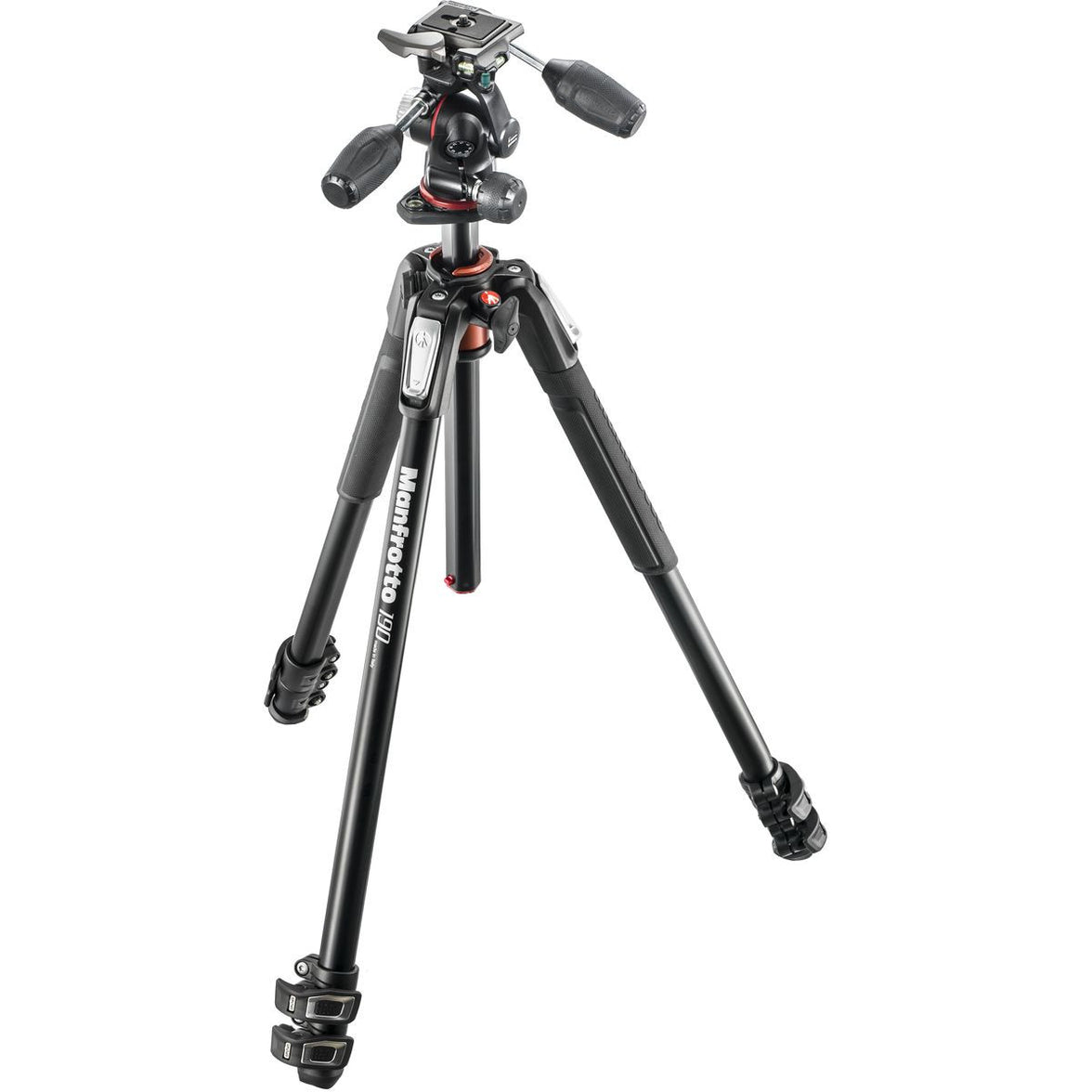 Manfrotto 190 Alu 3 Section Kit 3W Head