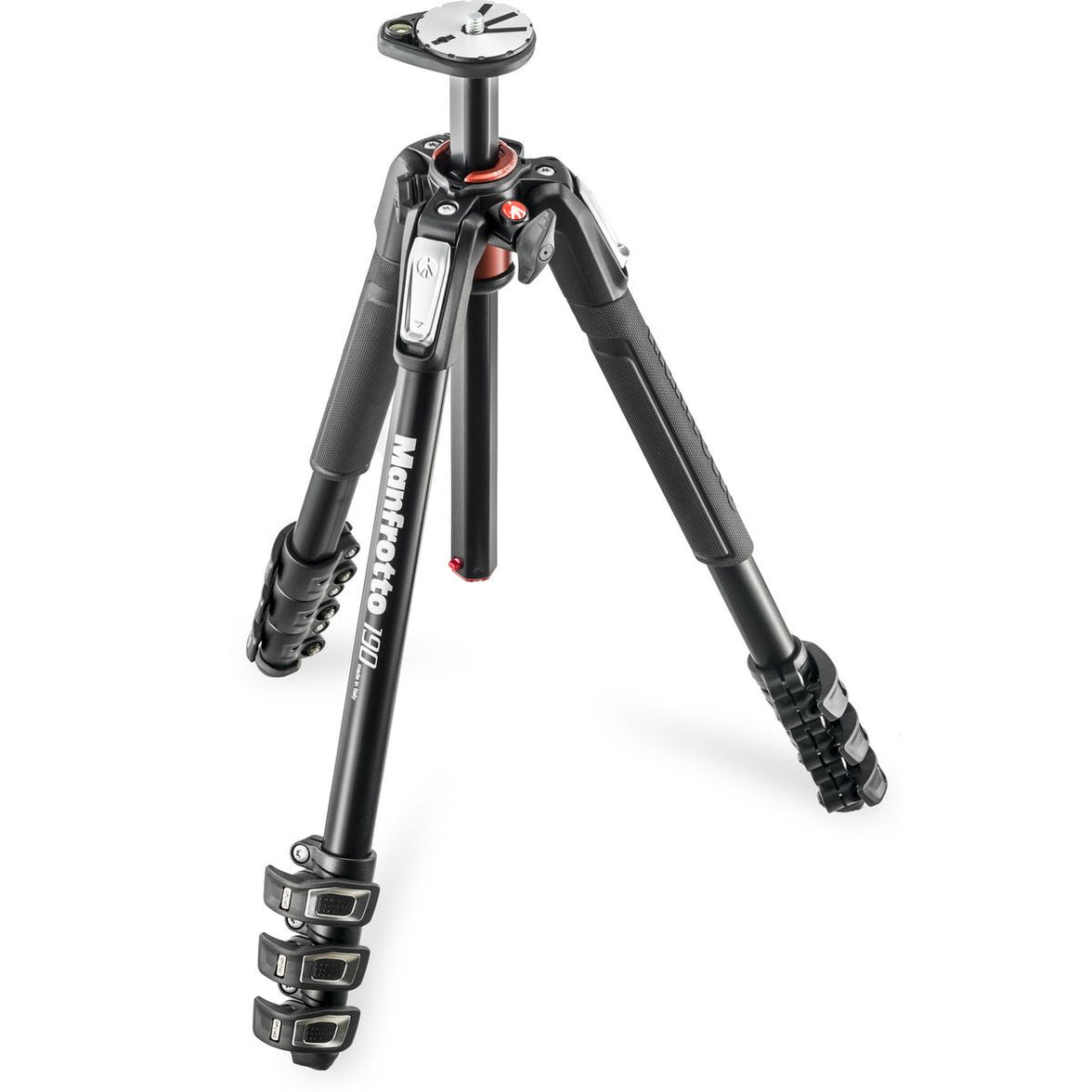 Manfrotto 190 Alu Tripod 4-S Horiz Col