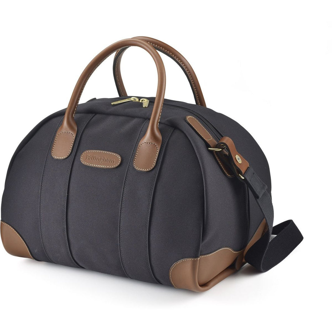 Billingham Overnighter - Black Fibrenyte/Tan