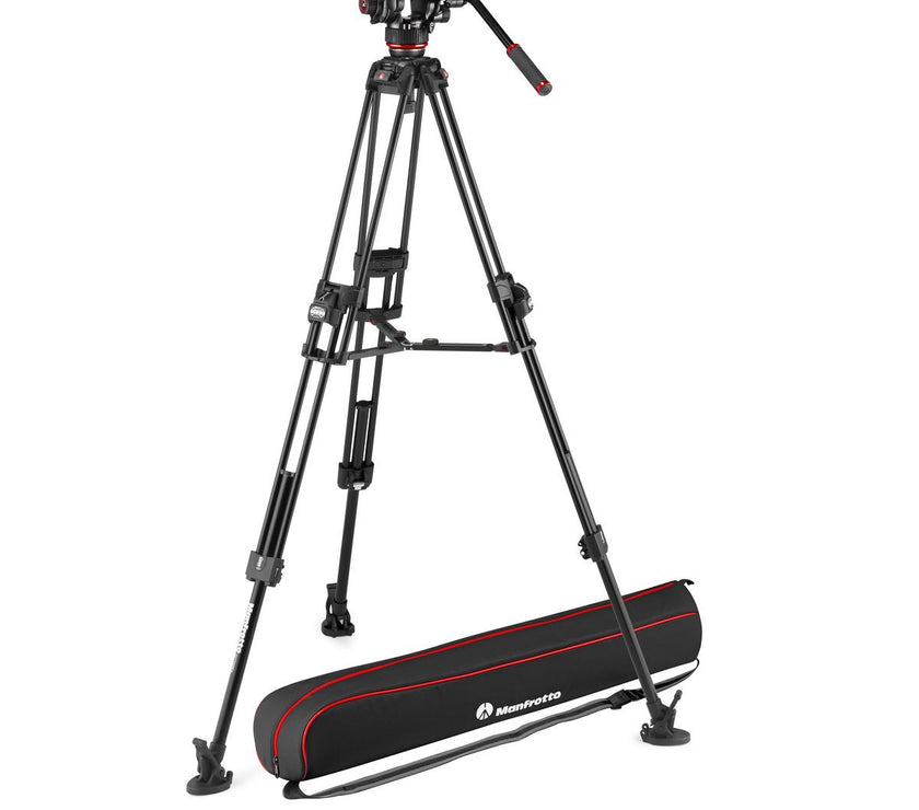 Manfrotto 504X & Alu Fast Twin Tripod