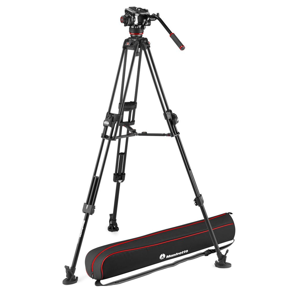 Manfrotto 504X & Alu Fast Twin Tripod