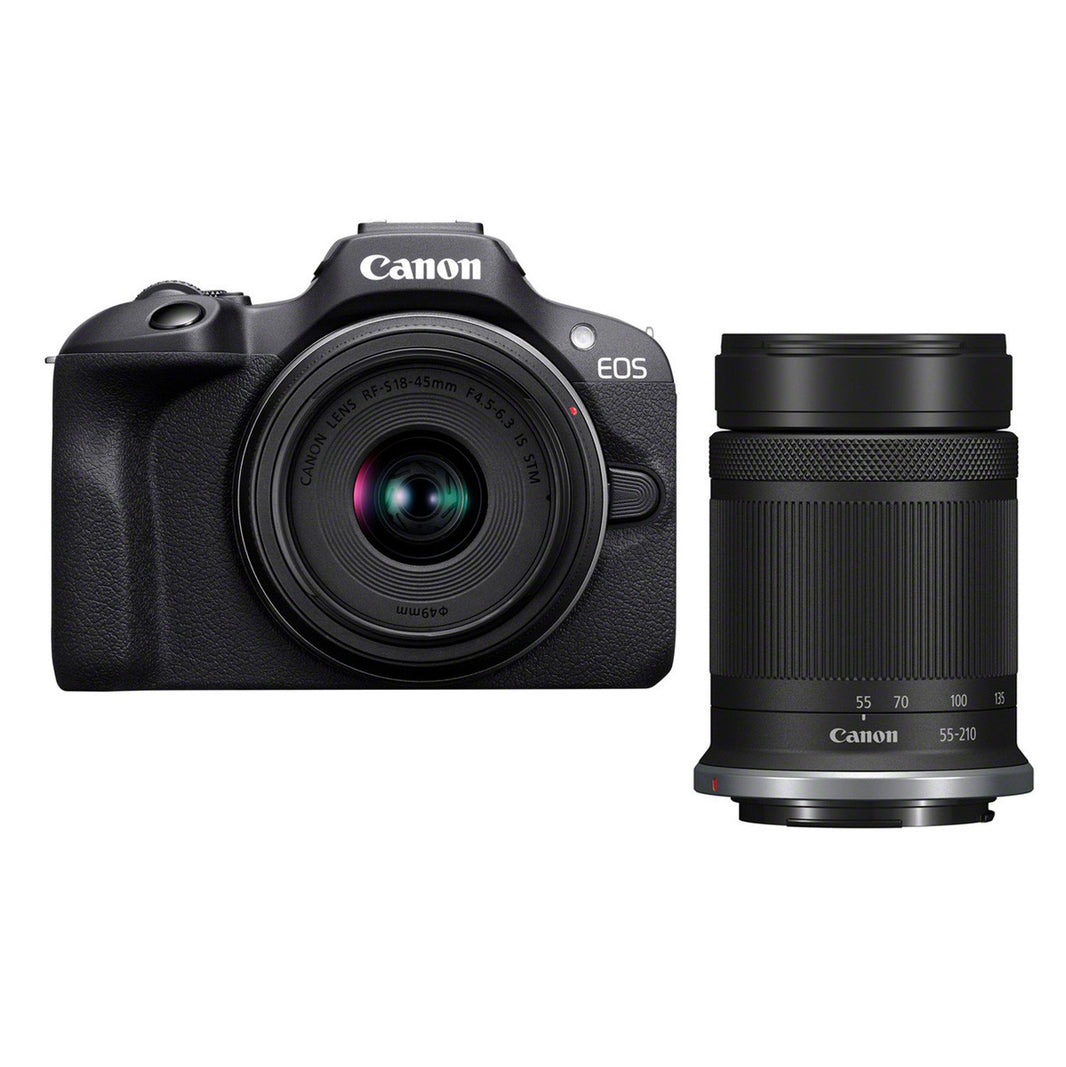 Canon EOS R100 + RF-S 18-45mm IS STM + RF-S 55-210mm f5-7.1 IS STM