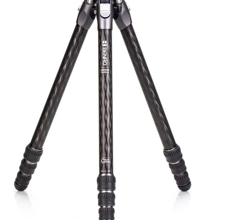 Benro Tortoise Carbon Tripod 34C w/ Leveling Base (TTOR34CLV)