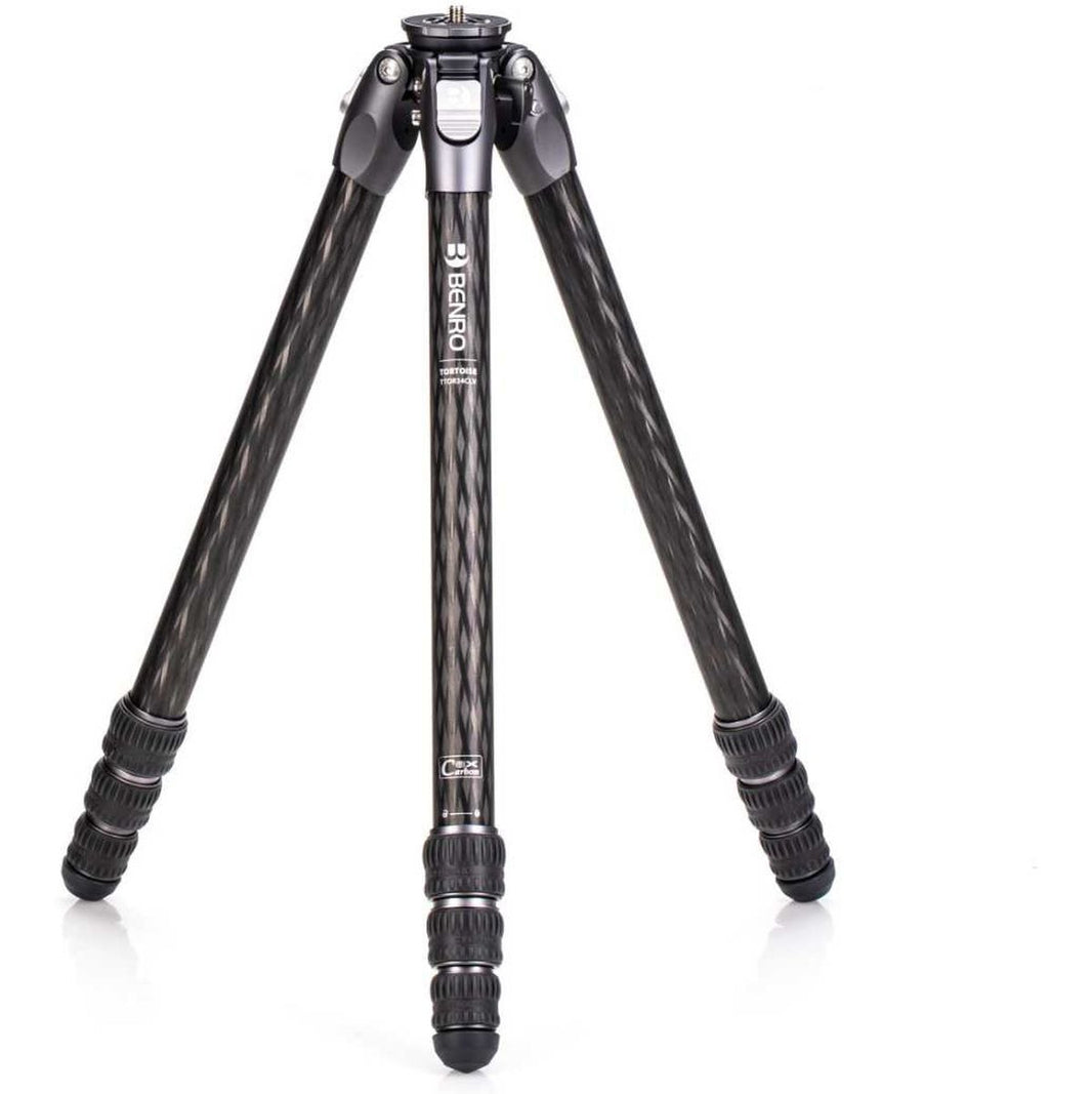 Benro Tortoise Carbon Tripod 34C w/ Leveling Base (TTOR34CLV)