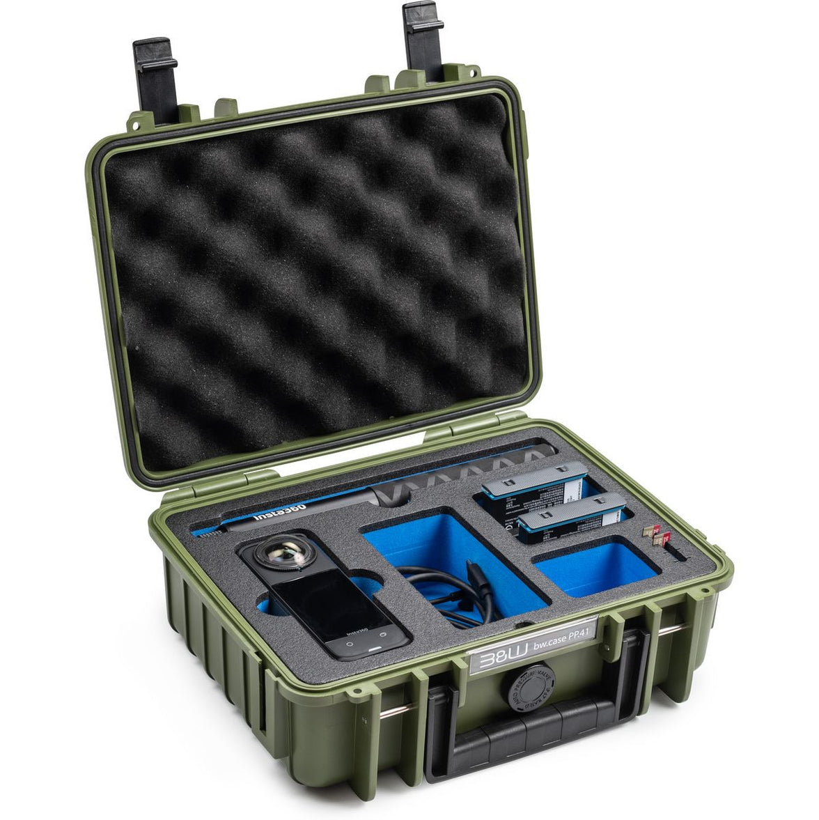 B&W Action Case PP.41 For Insta360 X4 - Bronze Green